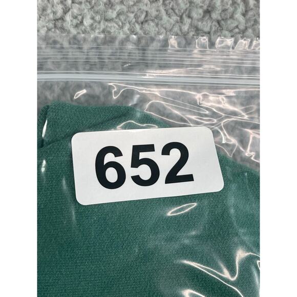 YALA Sweater Womens Small Green Brushed Sweatshirt High Neck Organic Bamboo - Picture 15 of 15